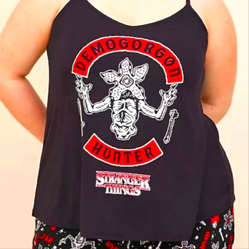 ❤️NWT TORRID CAMI STRANGER THINGS DEMOGORGON TANK TEE - PLUS SIZE - Picture 8 of 10